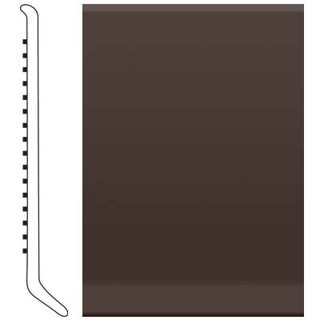 Picture of Roppe - 4 Inch 1/8 Vinyl Cove Base Brown