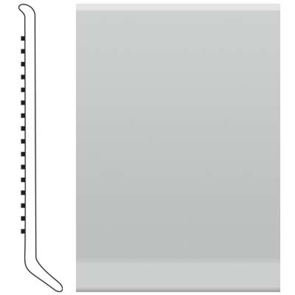 Picture of Roppe - 4 Inch 1/8 Vinyl Cove Base Light Gray