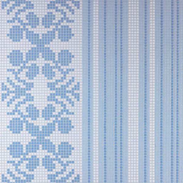 Picture of Bisazza Mosaico - Decori Opus Romano - Wallpaper Blue
