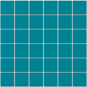 Picture of American Olean - Unglazed Porcelain Mosaics Clearface 2 x 2 Peacock Blue