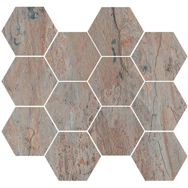 Picture of Castelvetro - Renova Hexagon Golden Grey