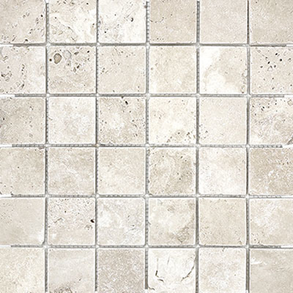 Picture of Anatolia Tile & Stone - Travertine Mosaic 2 x 2 Ivory