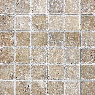 Picture of Anatolia Tile & Stone - Travertine Mosaic 2 x 2 Espresso