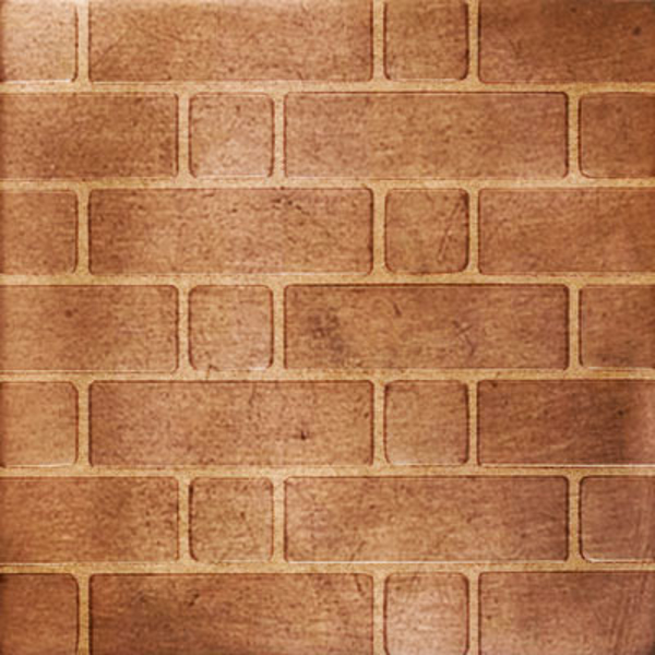 Picture of Daltile - Metallica Mosaics Basketweave (Large) Mosaic Oxidized Copper