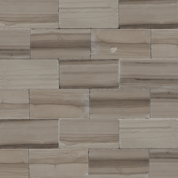 Picture of Daltile-Marble 3 x 6 Tumbled Silver Screen Vein Cut