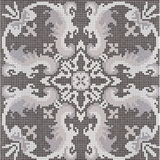 Picture of Bisazza Mosaico - Decori Opus Romano - Olimpia Olimpia Dark Grey