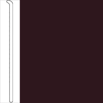Picture of Johnsonite-Baseworks ThermoSet 2 1/2 Toeless Wall Base Burgundy
