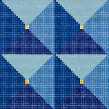 Picture of Bisazza Mosaico - Decori 10 - Ferrara Ferrara Oro Giallo