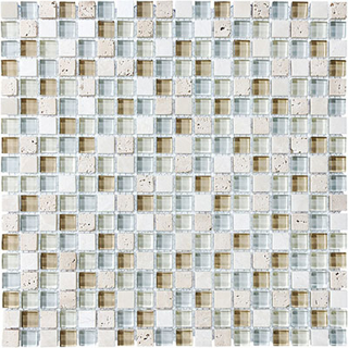 Picture of Anatolia Tile & Stone - Bliss Mosaic Glass Stone Blend Spa