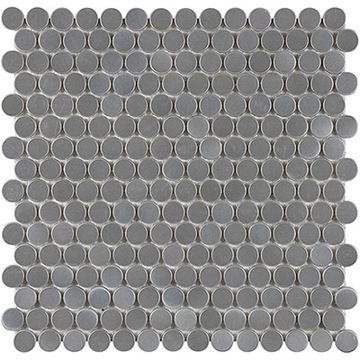 Picture of Anatolia Tile & Stone - Stainless Steel Interlocking Mosaic Penny Round