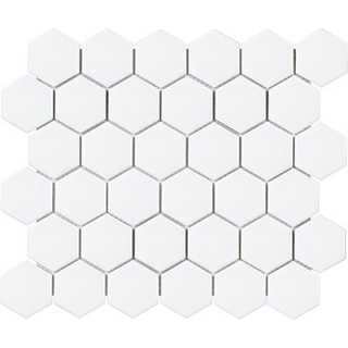 Picture of Anatolia Tile & Stone - Soho 2 Inch Hexagon Mosaic Canvas White