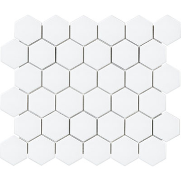 Picture of Anatolia Tile & Stone - Soho 2 Inch Hexagon Mosaic Canvas White