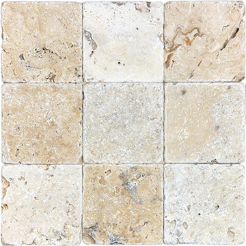 Picture of Anatolia Tile & Stone - Travertine 4 x 4 Picasso