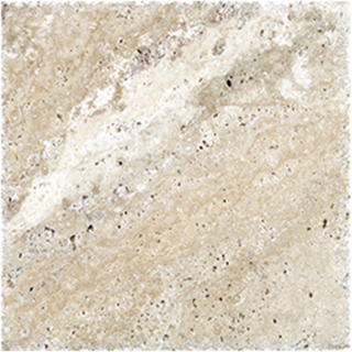 Picture of Anatolia Tile & Stone - Travertine Chiseled & Brushed 8 x 8 Picasso