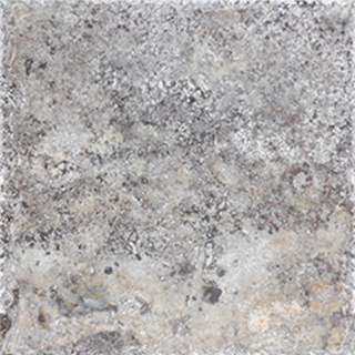 Picture of Anatolia Tile & Stone - Travertine Chiseled & Brushed 8 x 8 Silver Ash