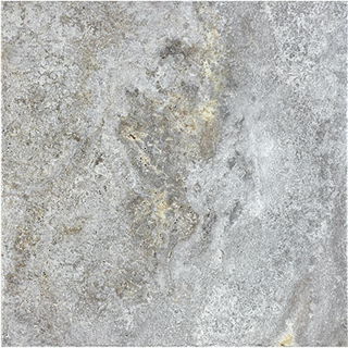 Picture of Anatolia Tile & Stone - Travertine Chiseled & Brushed 16 x 16 Silver Ash