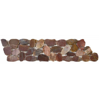 Picture of Bati Orient - Pebbles Sliced Polished Border Brown