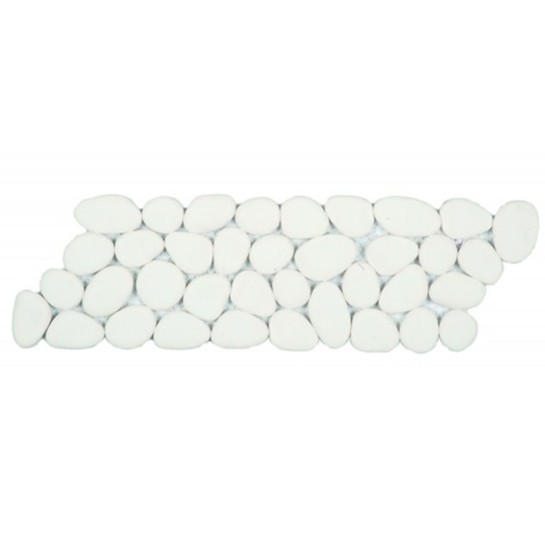 Picture of Bati Orient - Pebbles Reconstituted Round Border White