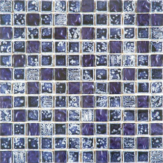 Picture of Bati Orient - Mix Mosaic 7/8 x 7/8 Purple Mix Marble Glass