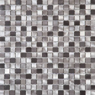 Picture of Bati Orient - Metal Art Mosaics Brushed Aluminum Grey