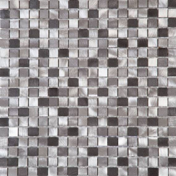 Picture of Bati Orient - Metal Art Mosaics Brushed Aluminum Grey