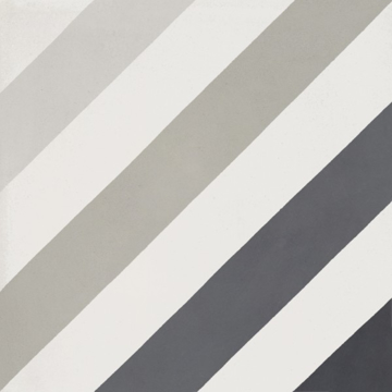 Picture of Bati Orient - Cement Tiles Modern Diagonal Off White/Black/Grey