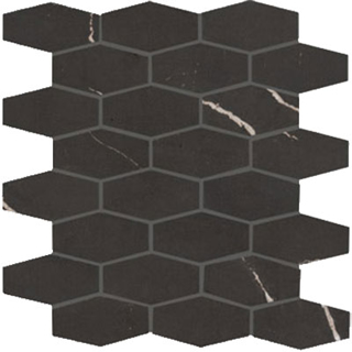 Picture of Marazzi - Classentino Marble Linear Hexagon Mosaic Centurio Black