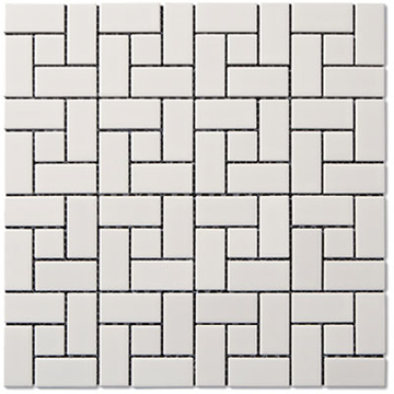Picture of Adex USA - Floor Pinwheel Mosaic White