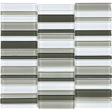 Picture of Anatolia Tile & Stone - Bliss Element Blend Straight Stack Mosaic Mineral