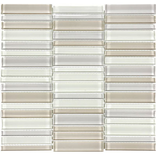 Picture of Anatolia Tile & Stone - Bliss Element Blend Straight Stack Mosaic Natural