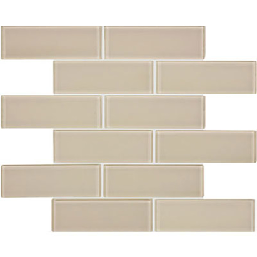 Picture of Anatolia Tile & Stone - Bliss Element Brick Mosaic Earth