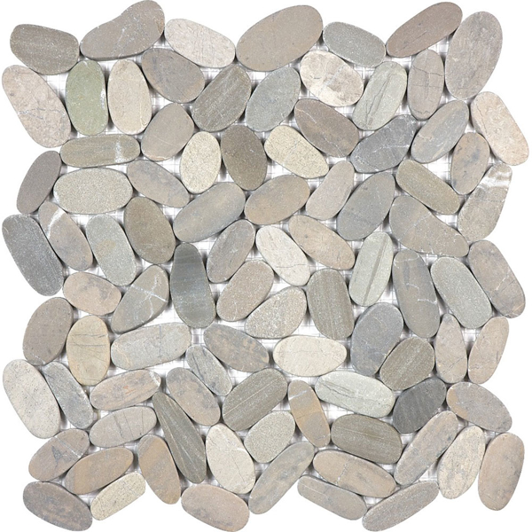 Picture of Anatolia Tile & Stone - Bliss Zen Flat Pebble Stone Mosaic Vitality Mica Matte