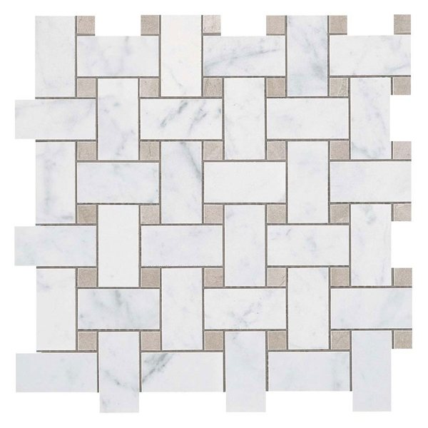 Picture of Atlas Concorde - Eon Twist Mosaic Carrara