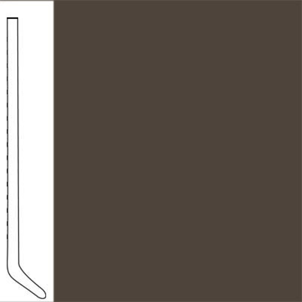 Picture of Flexco - Base 2000 Wall Base 2 1/2 Cove Black Brown