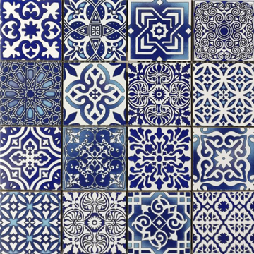 Picture of Bati Orient - Ceramic Patchwork Square Blue