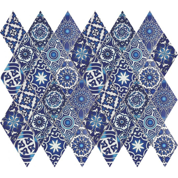 Picture of Bati Orient - Ceramic Patchwork Diamond Blue