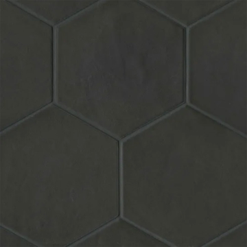 Picture of Bedrosians - Allora Hexagon Solid Black