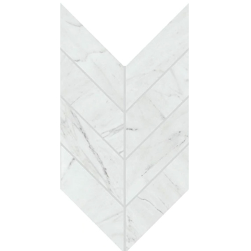 Picture of Daltile-Marble Attache Lavish Chevron Diamond Carrara