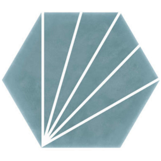 Picture of HRG Heralgi - Striped Hex Turquoise