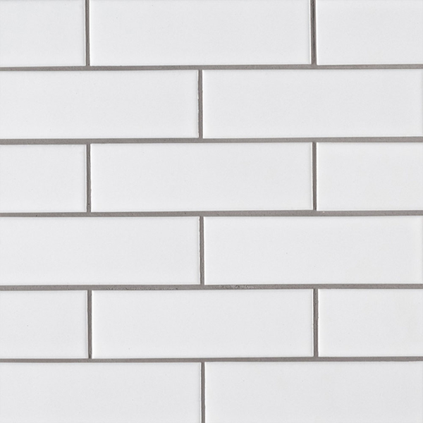 Picture of MS International - Retro Mosaic Matte Bianco Brick 2 x 6