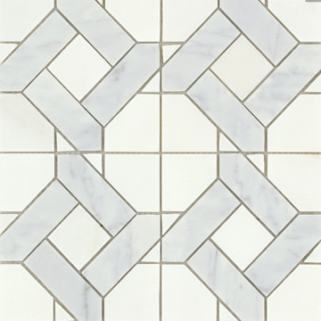 Picture of Emser Tile - Alluro Mosaic Mini Manor Silver