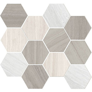 Picture of Eleganza Tiles - Coastline Moderne Mosaic Hexagon Blend