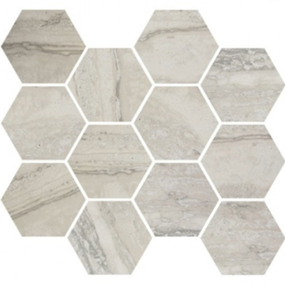 Picture of Eleganza Tiles - Nova Moderne Mosaic Hexagon Silver