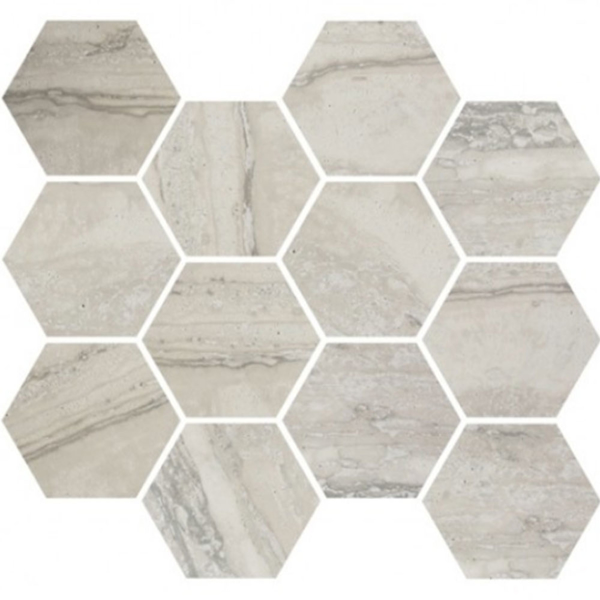 Picture of Eleganza Tiles - Nova Moderne Mosaic Hexagon Silver