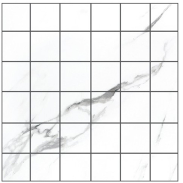 Picture of Eleganza Tiles - Statuario Extra Moderne Mosaic Matte White