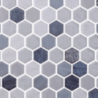 Picture of Eleganza Tiles - Onix Hexagon Blends Shadow Malla