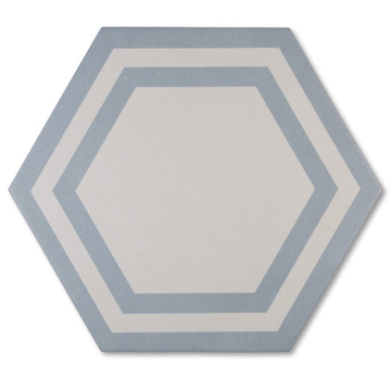 Picture of Adex USA - Floor Hexagon Deco Azure