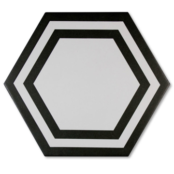 Picture of Adex USA - Floor Hexagon Deco Black