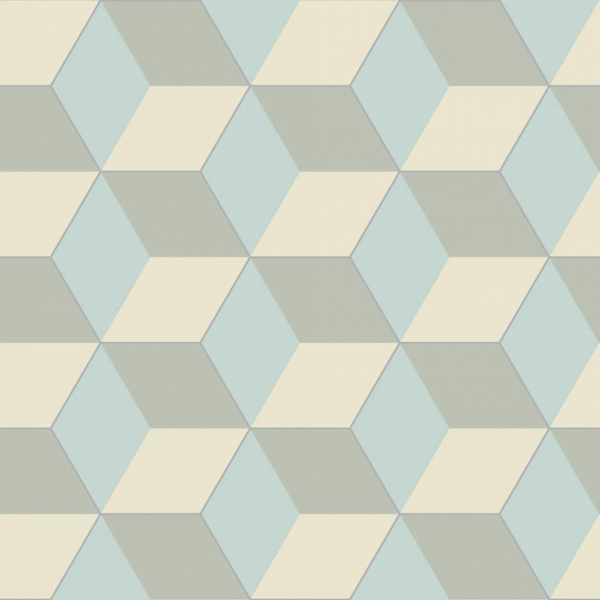 Picture of Bisazza Mosaico - Cementiles Decorations Hex Cubic Iceberg