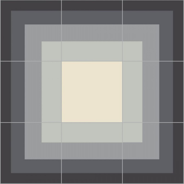 Picture of Bisazza Mosaico - Cementiles Decorations Square Maze Charcoal